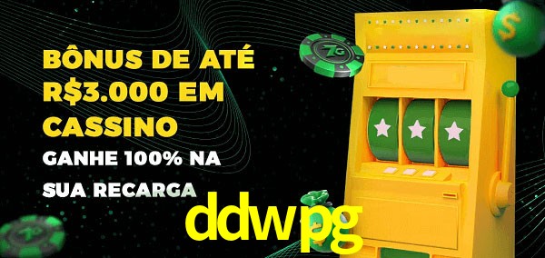 ddwpg melhor bônus de depósito